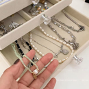 Porta Joias Acrílico Luxo Com 3 Camadas Brinco Anel Compartimento caixa de armazenamento de jóias -CX2020-1/W4