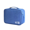 Bolsa de Armazenamento Digital Impermeável – Organizador Multifuncional para Cabos, Carregadores e Acessórios