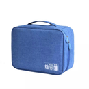 Bolsa de Armazenamento Digital Impermeável – Organizador Multifuncional para Cabos, Carregadores e Acessórios
